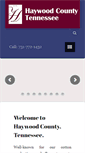 Mobile Screenshot of haywoodcountybrownsville.com